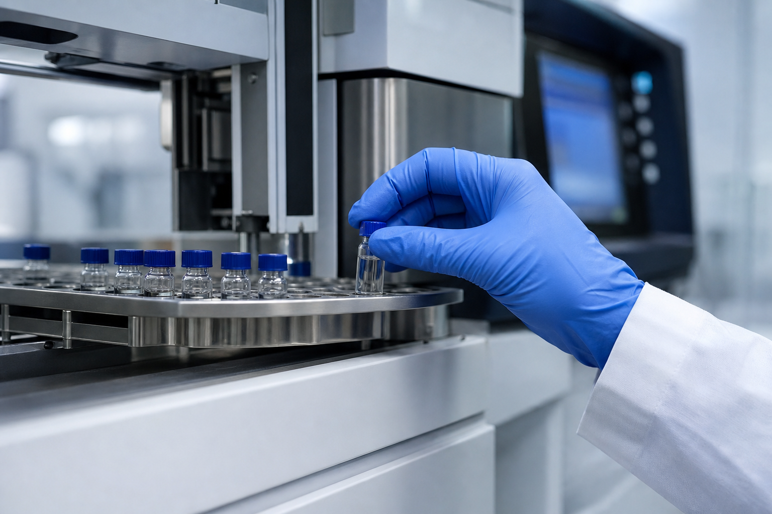 Illustration of laboratory analytical equipment